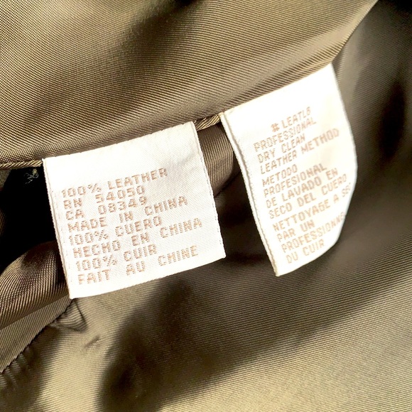 JONES NY leather metallic over black blazer. - Picture 6 of 12